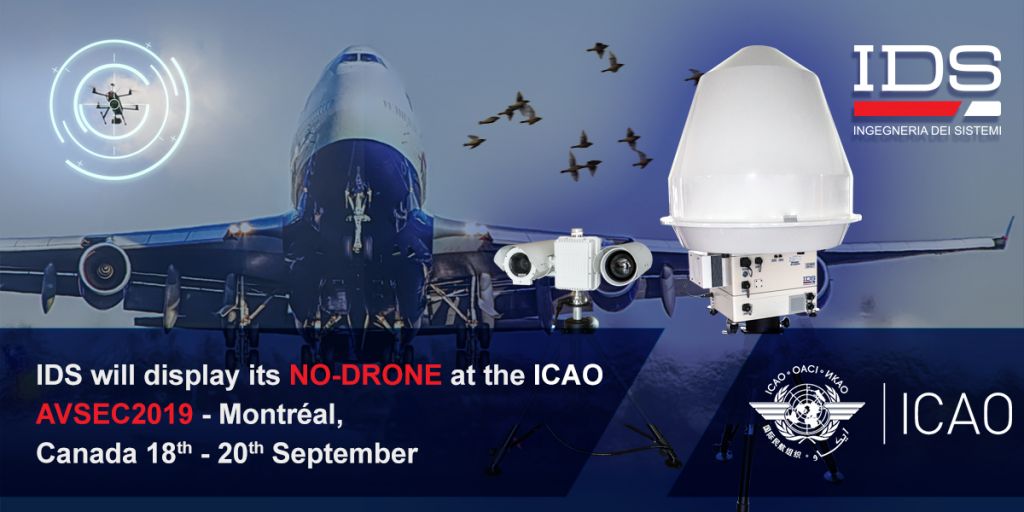 IDS will be present at the ICAO Global Aviation Security Symposium - AVSEC, 18 – 20 September in Montréal