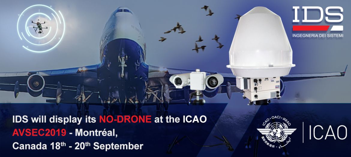 IDS will be present at the ICAO Global Aviation Security Symposium - AVSEC, 18 – 20 September in Montréal